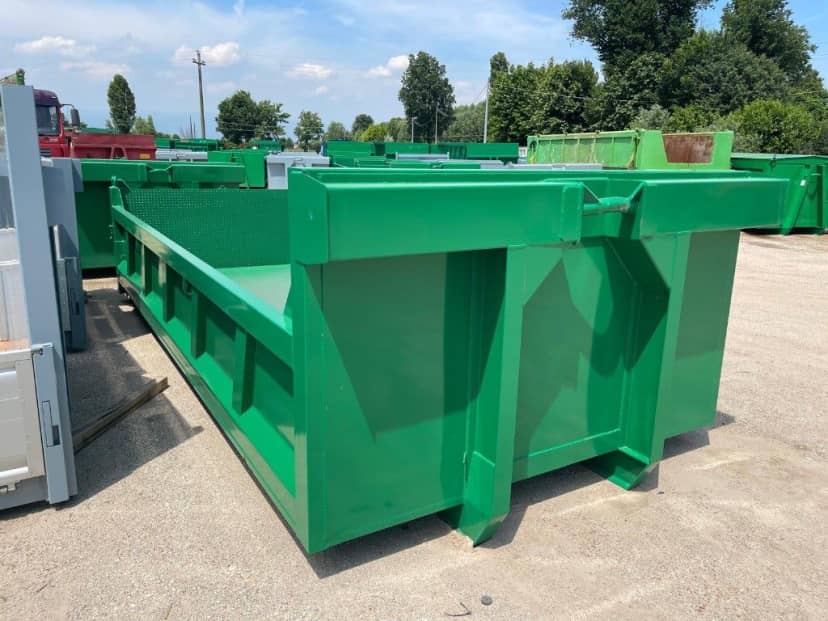 CONTAINER SCARRABILE NUOVO A CIELO APERTO PER INERTI A VASCA SQUADRATA — foto 2 di 10