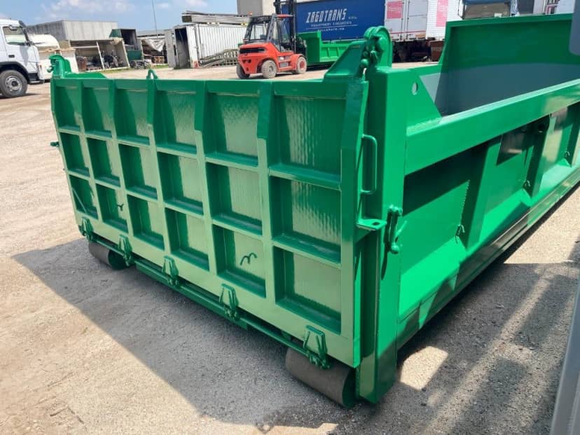 CONTAINER SCARRABILE NUOVO A CIELO APERTO PER INERTI A VASCA SQUADRATA — foto 4 di 10