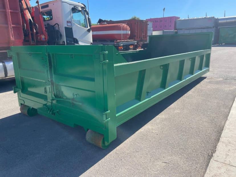 CONTAINER SCARRABILE NUOVO A CIELO APERTO PER INERTI A VASCA SQUADRATA — foto 1 di 10