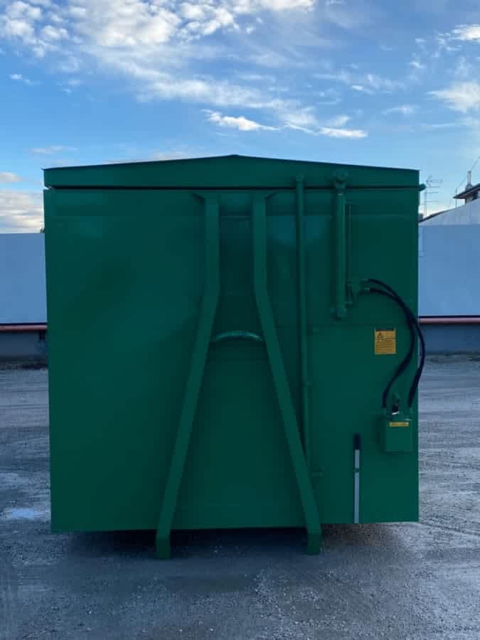 CONTAINER PER MATERIALI INGOMBRANTI CON COPERCHIO CON  APERTURA IDRAULICA CON D — foto 5 di 10