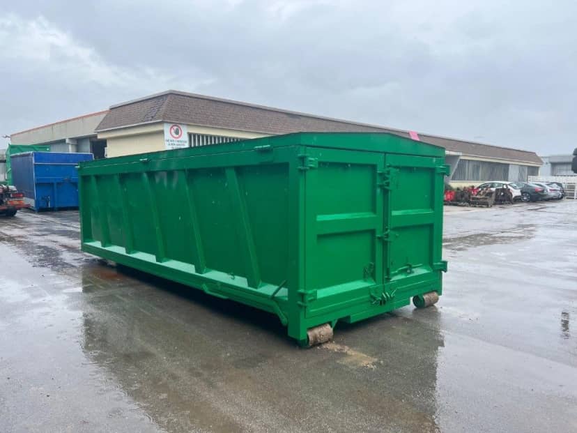 CONTAINER SCARRABILE NUOVO CON COPERCHIO PER INGOMBRANTI — foto 3 di 7
