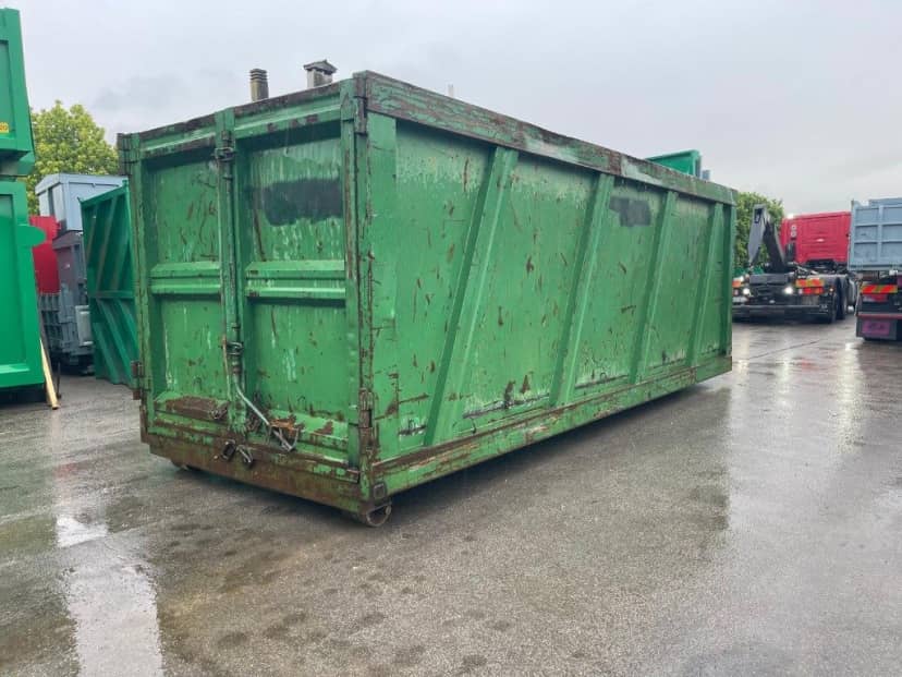 CONTAINER SCARRABILE USATO A CIELO APERTO PER INGOMBRANTI CON FONDO NUOVO — foto 3 di 6