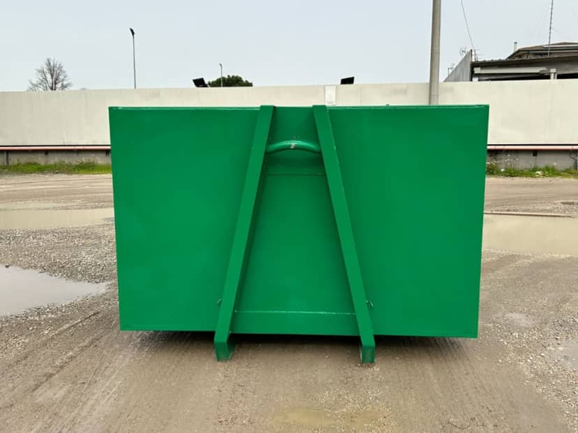 CONTAINER SCARRABILE NUOVO PER MATERIALI INGOMBRANTI STAGNO A CIELO APERTO CON P — foto 9 di 9