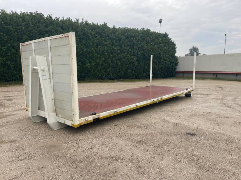 CONTAINER USATO A PIANALE SENZA SPONDE — foto 1 di 10
