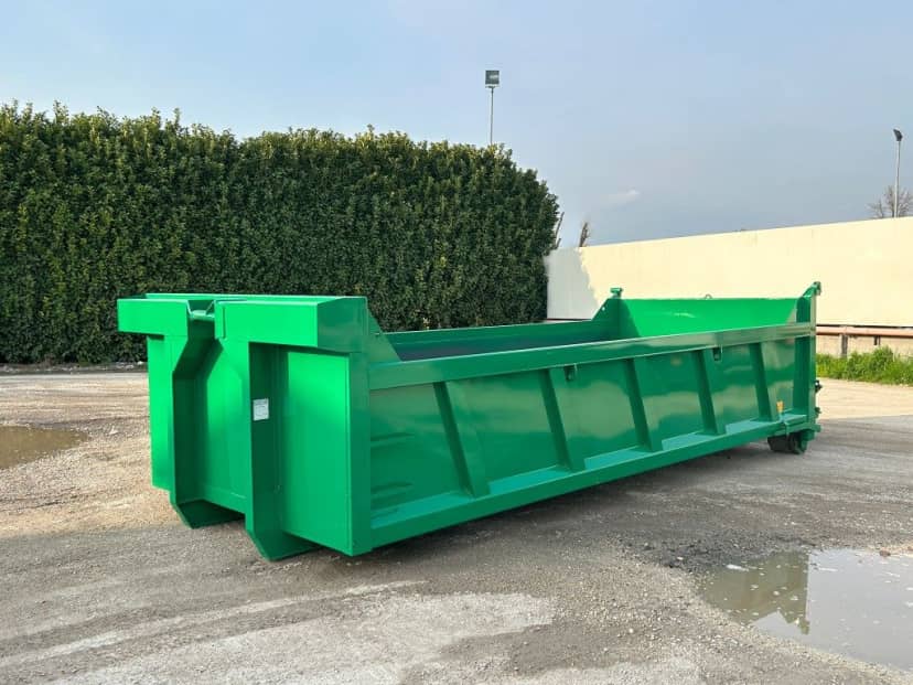 CONTAINER NUOVO SCARRABILE A CIELO APERTO PER INERTI A VASCA SQUADRATA — foto 1 di 9