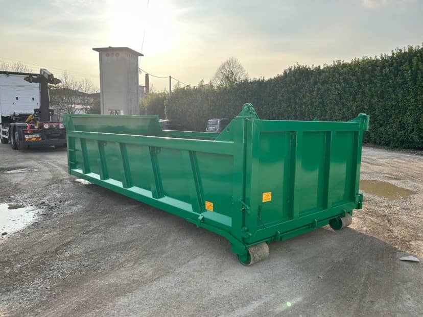 CONTAINER NUOVO SCARRABILE A CIELO APERTO PER INERTI A VASCA SQUADRATA — foto 5 di 9