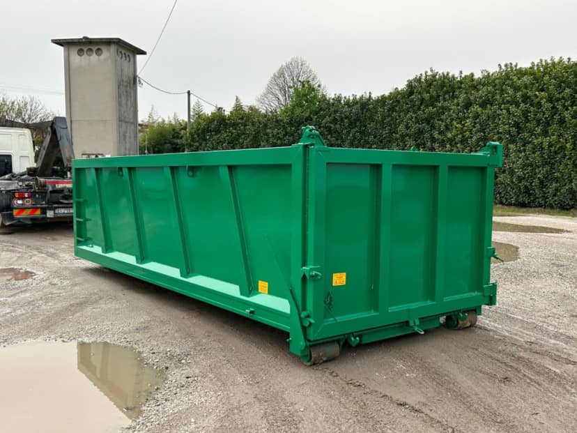 CONTAINER SCARRABILE NUOVO PER MATERIALI INGOMBRANTI STAGNO A CIELO APERTO CON P — foto 3 di 9
