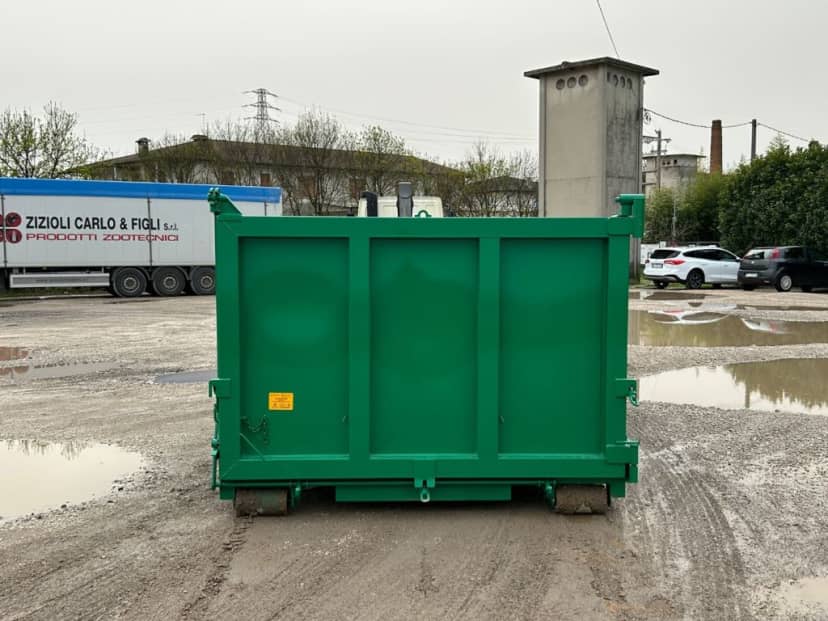 CONTAINER SCARRABILE NUOVO PER MATERIALI INGOMBRANTI STAGNO A CIELO APERTO CON P — foto 4 di 9