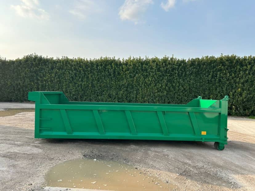 CONTAINER NUOVO SCARRABILE A CIELO APERTO PER INERTI A VASCA SQUADRATA — foto 3 di 9