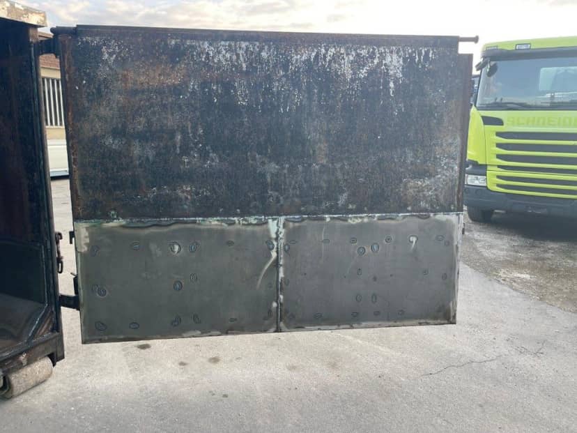 CONTAINER SCARRABILE USATO CON COPERCHIO PER INGOMBRANTI STAGNO — foto 10 di 10