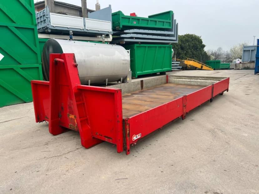 CONTAINER SCARRABILE USATO A PIANALE CON SPONDE