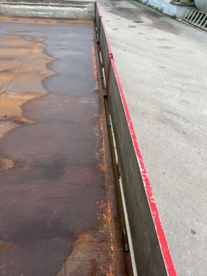 CONTAINER SCARRABILE USATO A PIANALE CON SPONDE — foto 7 di 8