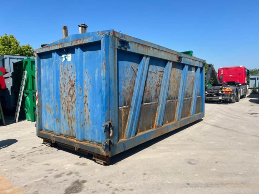 CONTAINER SCARRABILE USATO CON COPERCHIO PER INGOMBRANTI · 6 m · 29 m³ · Rif. 26-U-65 — foto 2 di 8