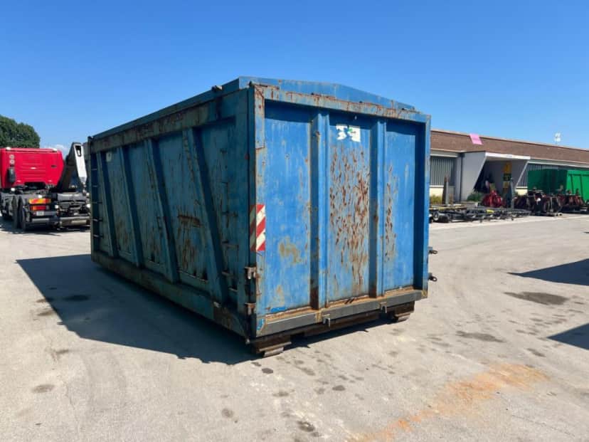 CONTAINER SCARRABILE USATO CON COPERCHIO PER INGOMBRANTI · 6 m · 29 m³ · Rif. 26-U-65 — foto 3 di 8