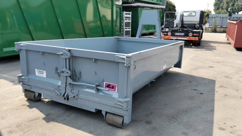 CONTAINER SCARRABILE NUOVO A CIELO APERTO PER INERTI A VASCA ARROTONDATA — foto 4 di 6