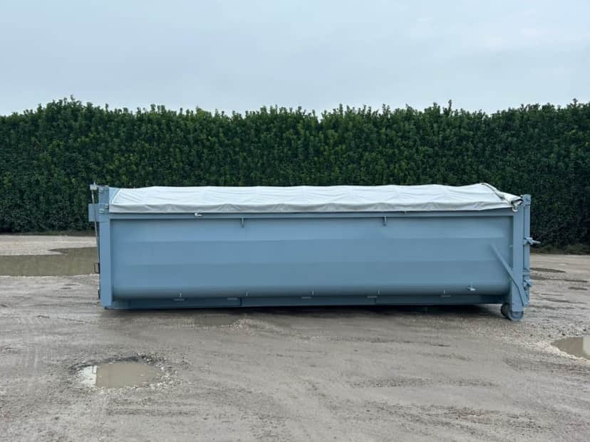 CONTAINER NUOVO SCARRABILE PER INERTI CON COPRI SCOPRI VASCA DA ROCCIA — foto 3 di 8