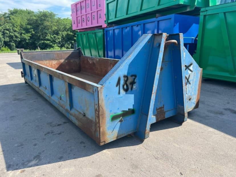 CONTAINER SCARRABILE USATO A CIELO APERTO PER INERTI — foto 2 di 6