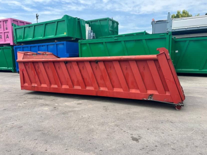 CONTAINER SCARRABILE USATO A CIELO APERTO PER INERTI IN HARDOX SUPER RINFORZATO — foto 5 di 8