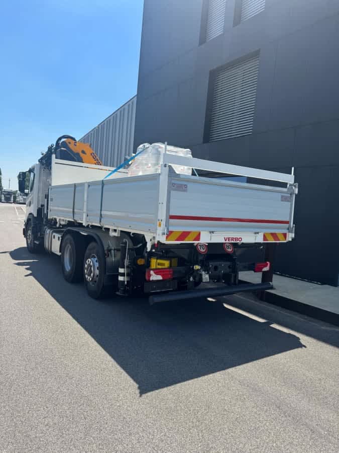 NUOVO SCANIA G 460 CON NUOVO ALLESTIMENTO GRU E CASSONE RIBALTABILE EURO 6 — foto 13 di 13
