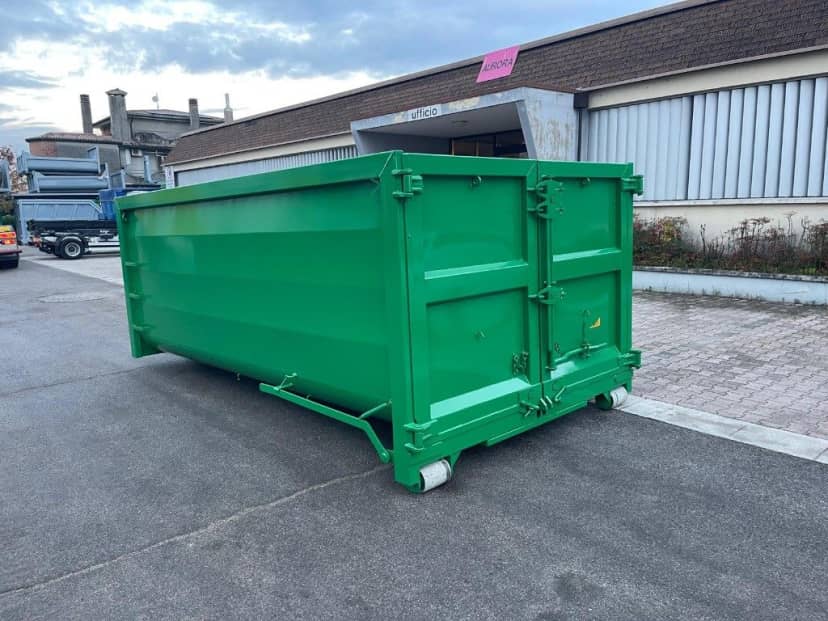 CONTAINER SCARRABILE NUOVO A CIELO APERTO PER INGOMBRANTI A VASCA ARROTONDATA — foto 3 di 10