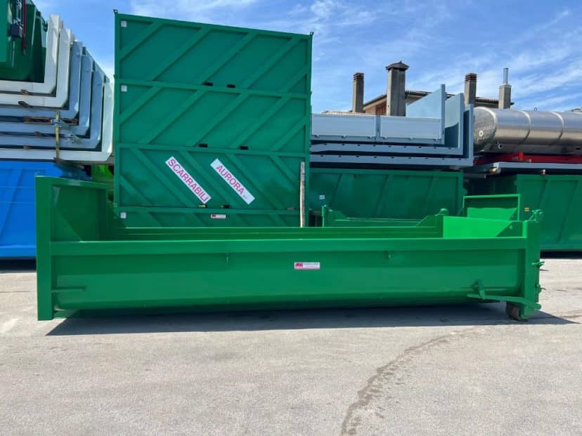 CONTAINER SCARRABILE NUOVO A CIELO APERTO PER INERTI VASCA DI ROCCIA — foto 2 di 7