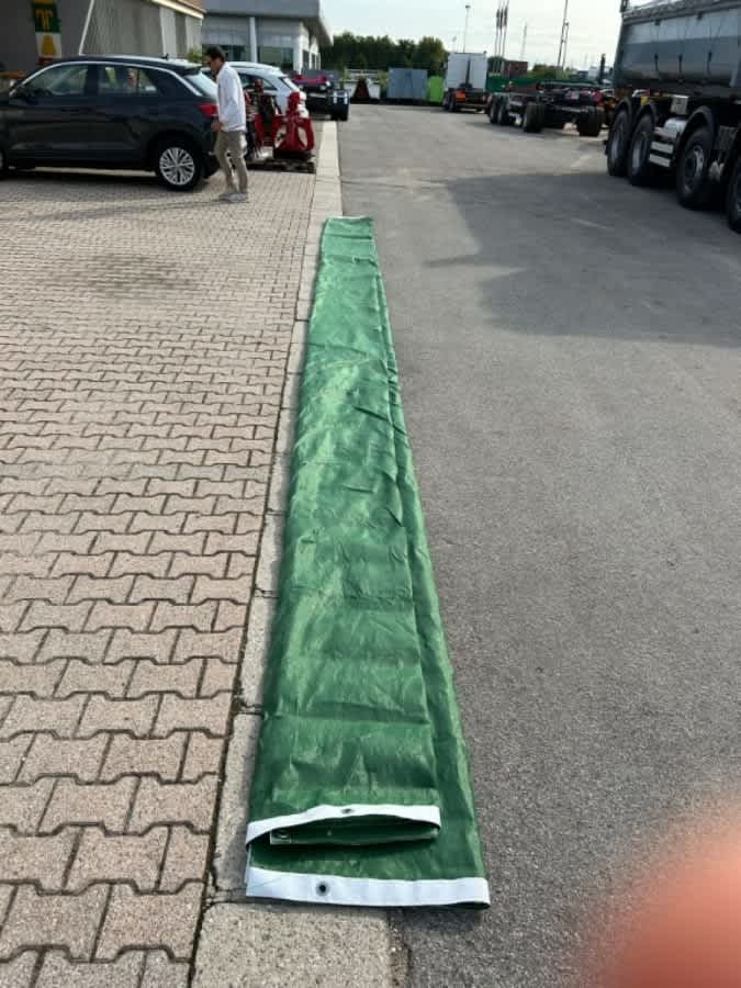 RETE ANTIGRANDINE NUOVA PER COPERTURA CONTAINER CON ANELLI METALLICI RINFORZATI — foto 6 di 6