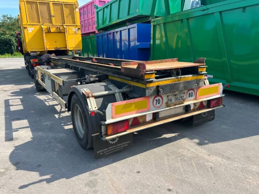 RIMORCHIO ZORZI 20R065 SCARRABILE PNEUMATICO — foto 2 di 10