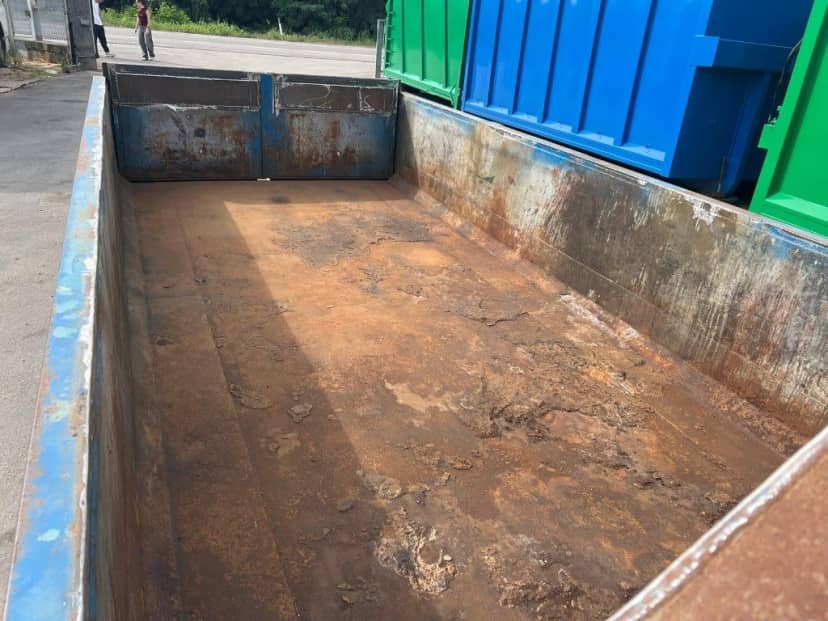 CONTAINER SCARRABILE USATO A CIELO APERTO PER INERTI — foto 6 di 6