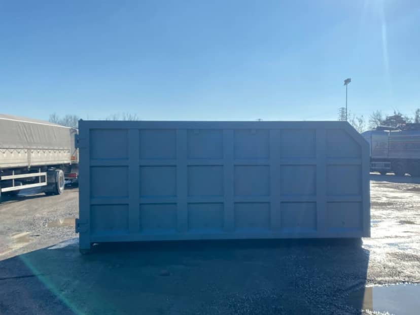 CONTAINER SCARRABILE NUOVO A CIELO APERTO IN HARDOX E APERTURA POSTERIORE — foto 7 di 10