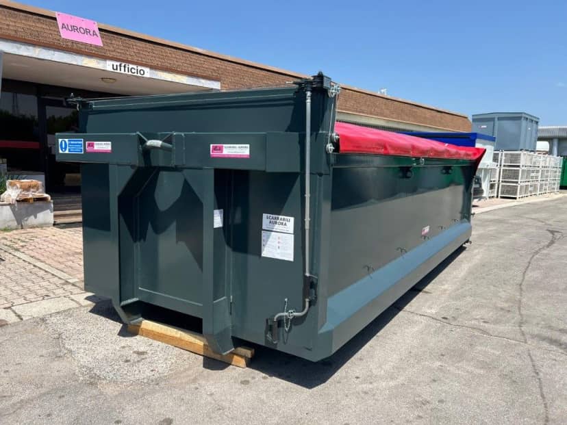 CONTAINER SCARRABILE NUOVO CAVA CANTIERE CON COPRI SCOPRI — foto 3 di 10