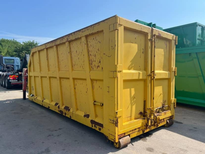 CONTAINER SCARRABILE USATO A CIELO APERTO CON GRU E POLIPO A 6 PALE — foto 4 di 9