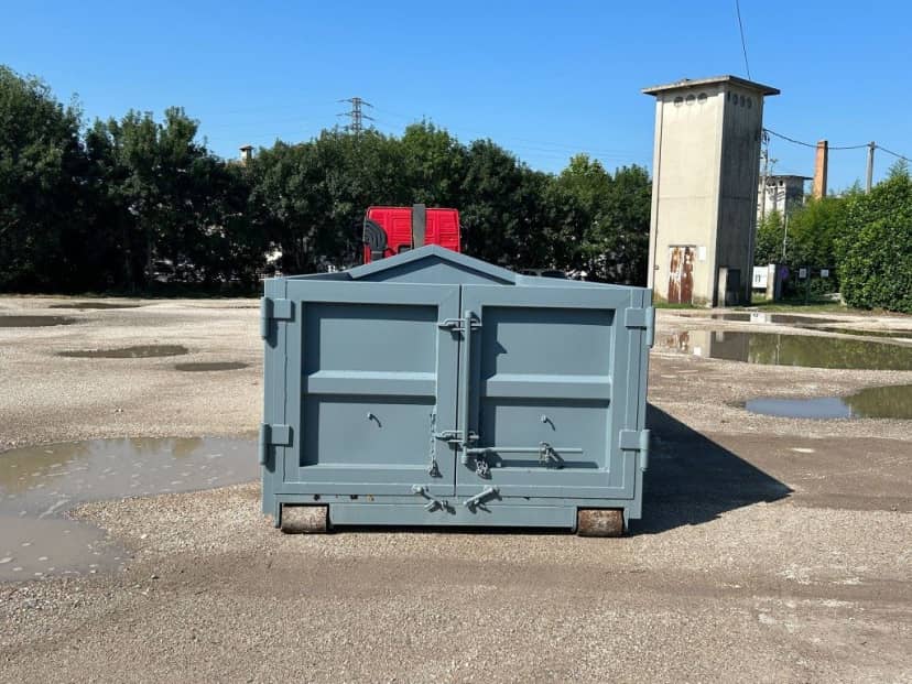 CONTAINER SCARRABILE NUOVO PER INERTI CON FONDO IN APPOGGIO — foto 5 di 8