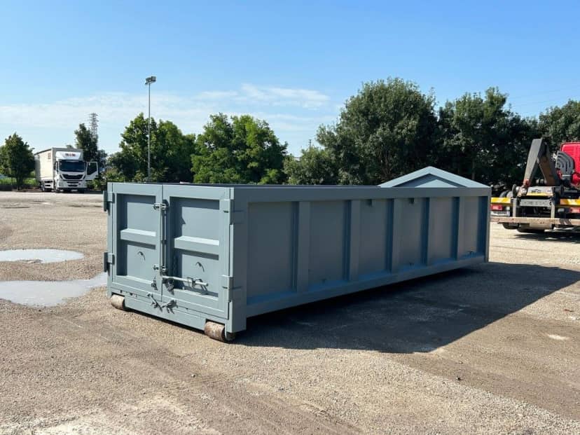 CONTAINER SCARRABILE NUOVO PER INERTI CON FONDO IN APPOGGIO — foto 8 di 8