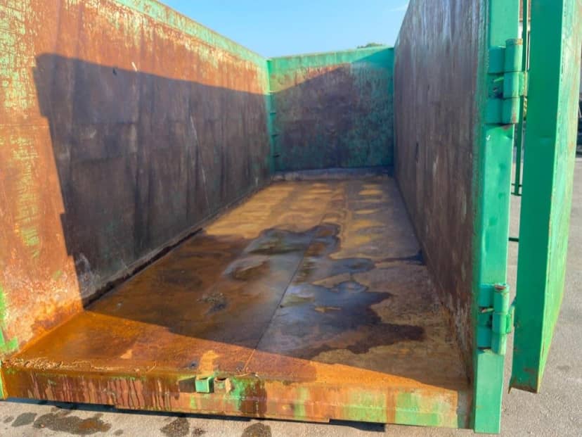 CONTAINER SCARRABILE USATO A CIELO APERTO PER ROTTAME · 7,1 m · 38 m³ · Rif. 26-U-95 — foto 6 di 6