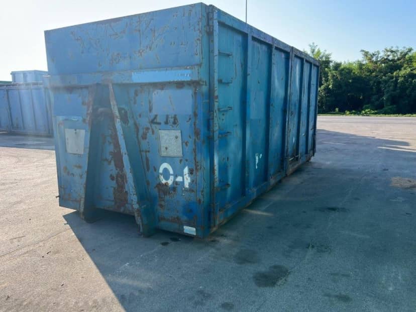 CONTAINER SCARRABILE USATO A CIELO APERTO PER INGOMBRANTI · 6,25 m · 34 m³ · Rif. 26-U-99