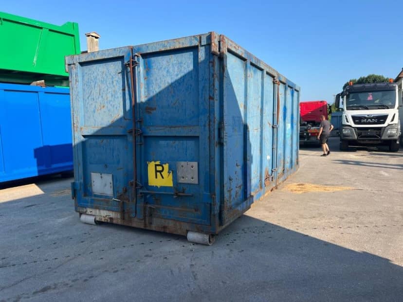 CONTAINER SCARRABILE USATO A CIELO APERTO PER INGOMBRANTI · 6,25 m · 34 m³ · Rif. 26-U-99 — foto 4 di 15