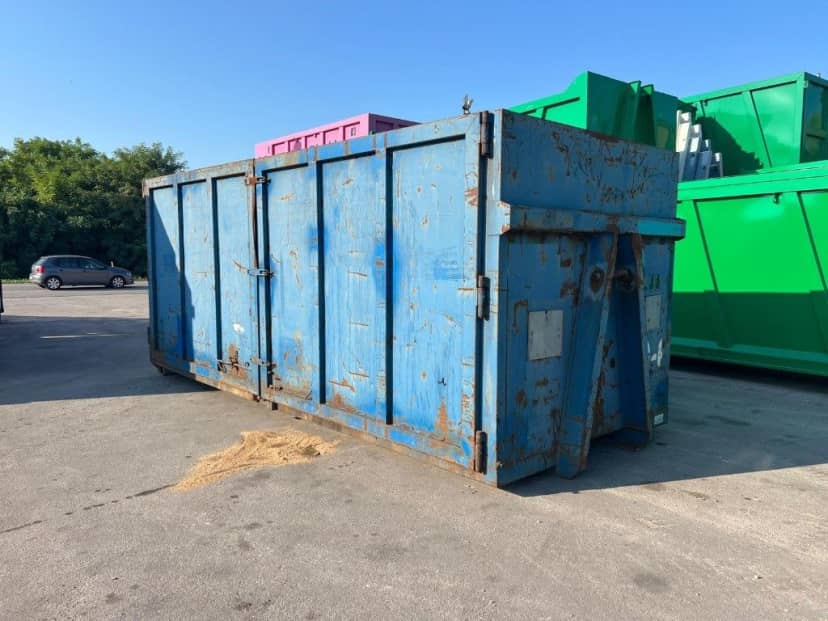 CONTAINER SCARRABILE USATO A CIELO APERTO PER INGOMBRANTI · 6,25 m · 34 m³ · Rif. 26-U-99 — foto 6 di 15