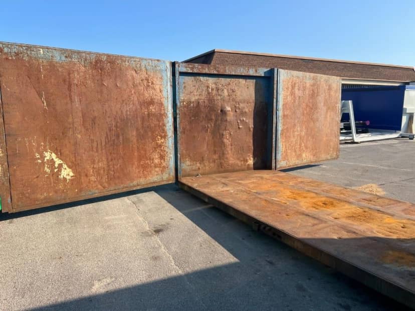 CONTAINER SCARRABILE USATO A CIELO APERTO PER INGOMBRANTI · 6,25 m · 34 m³ · Rif. 26-U-99 — foto 9 di 15