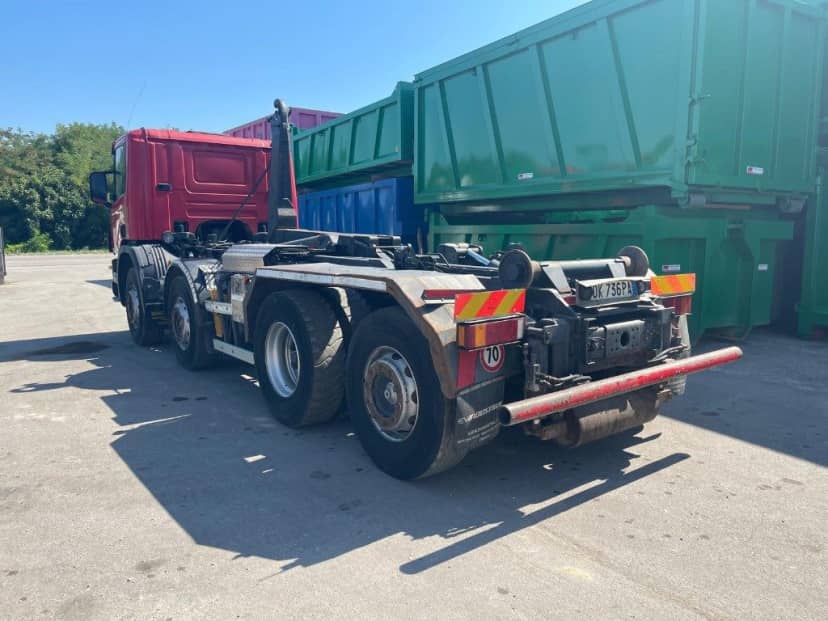 SCANIA CV P114 GB USATO SCARRABILE BALESTRATO ANTERIORE E PNEUMATICO POSTERIORE — foto 5 di 7