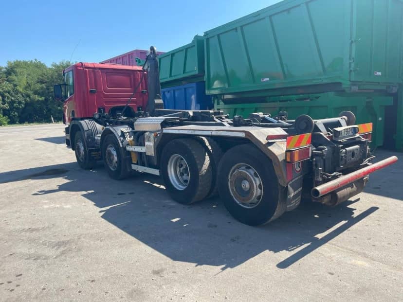 SCANIA CV P114 GB USATO SCARRABILE BALESTRATO ANTERIORE E PNEUMATICO POSTERIORE — foto 6 di 7