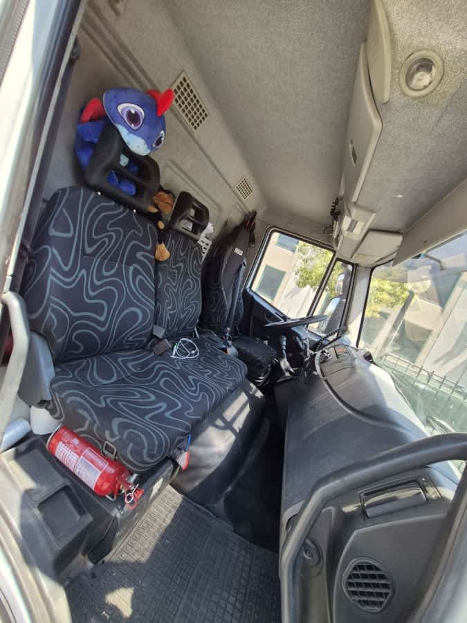 IVECO EUROCARGO ML120E25P CUBE – 12 TON – CENTINATO – SPONDA MONTACARICHI – GRU PALFINGER — foto 10 di 16