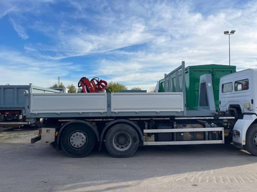 CONTAINER SCARRABILE NUOVO A PIANALE CON SPONDE IN TR5 E SPAZIO · 6,2 m · 9 m³ · Rif. 24-N-39 — foto 6 di 7