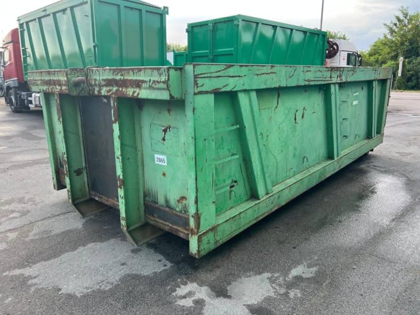 CONTAINER SCARRABILE USATO A CIELO APERTO PER INERTI · 5,7 m · 18 m³ · Rif. 26-U-102