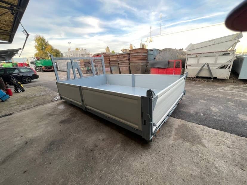 CONTAINER SCARRABILE NUOVO A PIANALE CON SPONDE IN TR5 E SPAZIO · 5,2 m · 8 m³ · Rif. 24-N-41 — foto 5 di 6