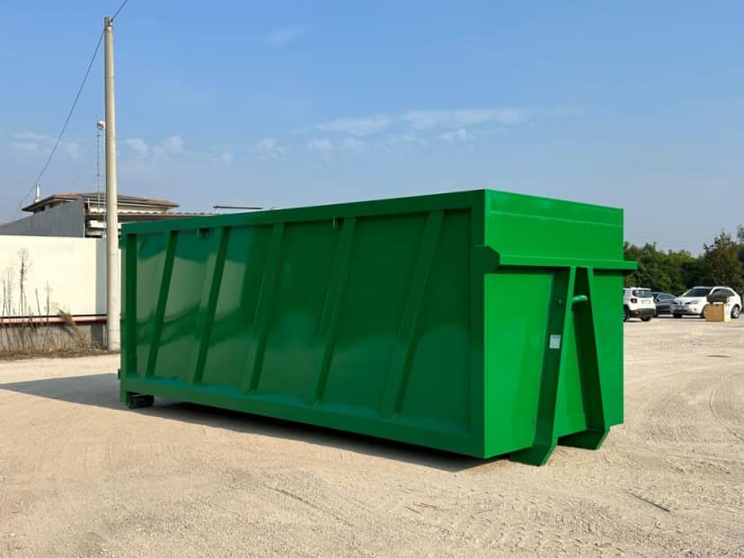 CONTAINER SCARRABILE NUOVO PER INGOMBRANTI A CIELO APERTO CON DUE · 6,2 m · 30 m³ · Rif. 23-N-47 — foto 3 di 8
