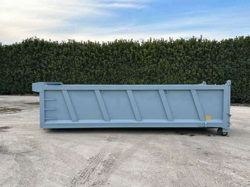 CONTAINER NUOVO SCARRABILE A CIELO APERTO PER INERTI A VASCA · 6 m · 18 m³ · Rif. 24-N-09 — foto 4 di 8