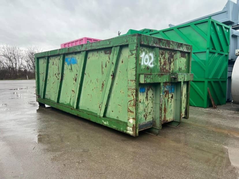 CONTAINER SCARRABILE USATO A CIELO APERTO PER INGOMBRANTI · 6,4 m · 33 m³ · Rif. 26-U-32 — foto 4 di 7