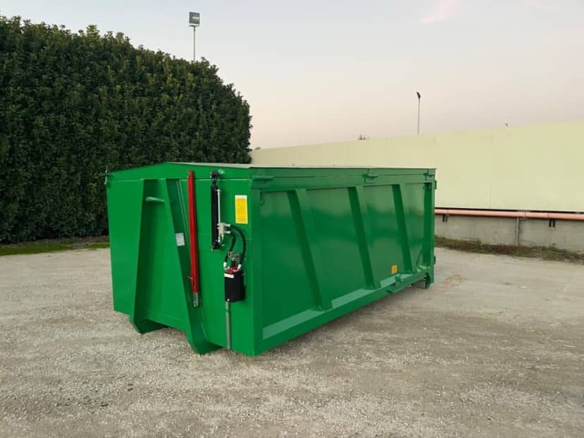 CONTAINER SCARRABILE NUOVO CON COPERCHIO PER INGOMBRANTI · 4,3 m · 12 m³ · Rif. 24-N-33 — foto 2 di 13