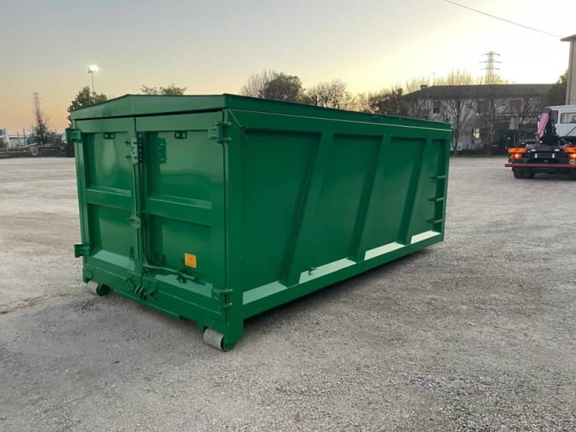 CONTAINER SCARRABILE NUOVO CON COPERCHIO PER INGOMBRANTI · 4,3 m · 12 m³ · Rif. 24-N-33 — foto 6 di 13