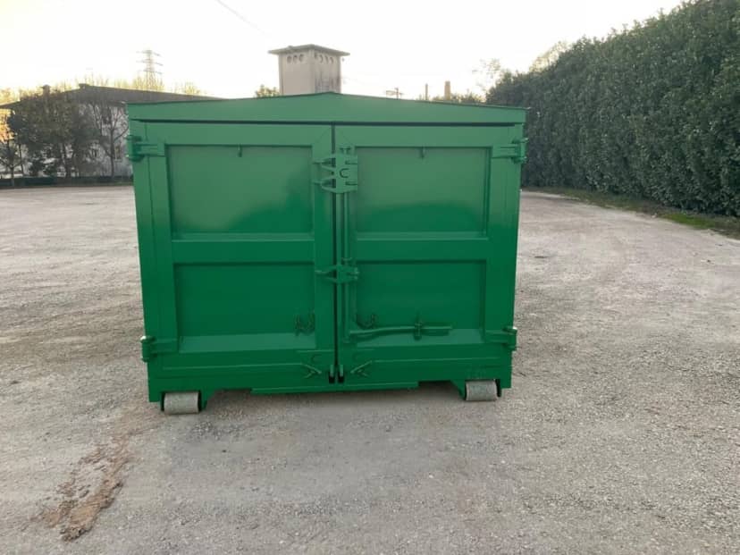 CONTAINER SCARRABILE NUOVO CON COPERCHIO PER INGOMBRANTI · 4,3 m · 12 m³ · Rif. 24-N-33 — foto 8 di 13